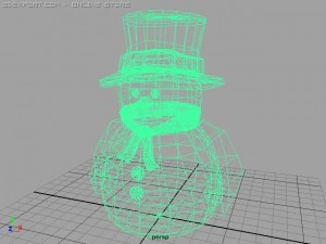 pupazzo di neve di Natale Modello 3D