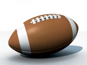 american football 3D Model