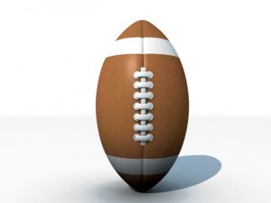american football 3D मॉडल