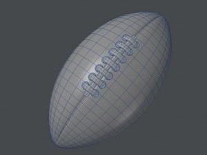american football 3D मॉडल