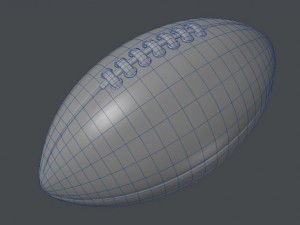 american football 3D मॉडल