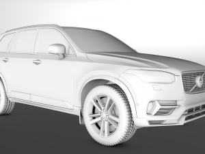 volvo xc90 t8 2017 3D-Modell