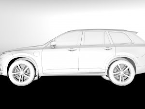volvo xc90 t8 2017 3D-Modell