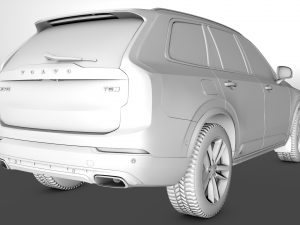 volvo xc90 t8 2017 3D-Modell