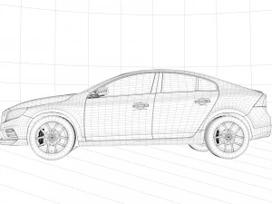 volvo s60 2018 3D Model