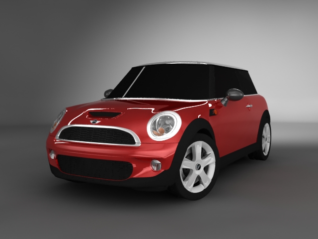 mini cooper s 3D Model .c4d .max .obj .3ds .fbx .stl .blend 