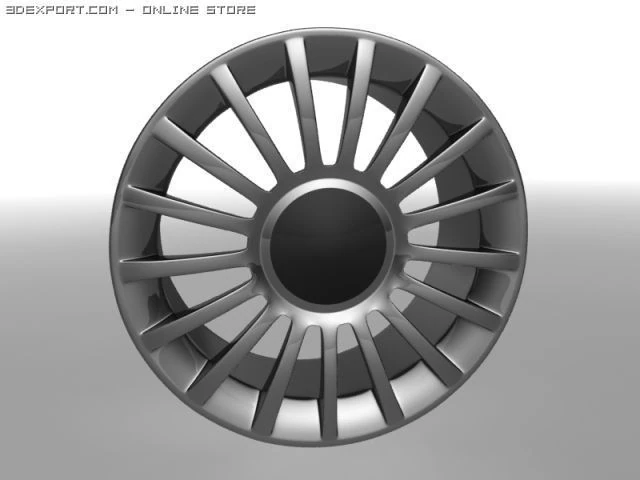 car rim 3D Model .c4d .max .obj .3ds .fbx .stl .blend 