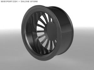 car rim 3D 模型