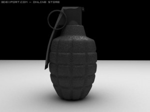 handgrenade Modelo 3D