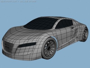 audirsq 3D मॉडल
