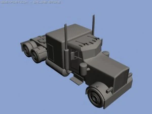caminh&atilde;o Modelo 3D