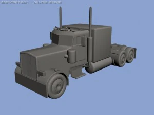 caminh&atilde;o Modelo 3D