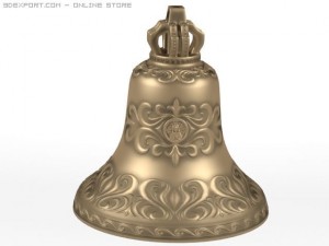 church bell Modello 3D