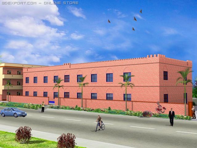 exterior 3D 模型 .c4d .max .obj .3ds .fbx .stl .blend 