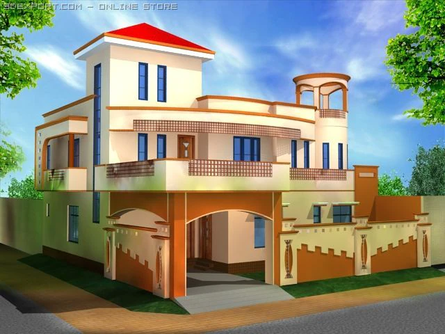 front elivation 3D Model .c4d .max .obj .3ds .fbx .stl .blend 