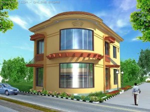 कॉलोनी कार्यालय 3D मॉडल