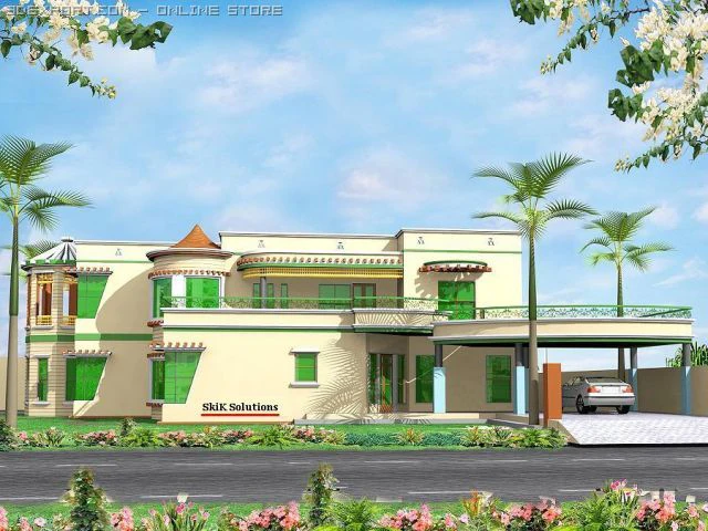 detailed front morroco style 3D Model .c4d .max .obj .3ds .fbx .stl .blend 