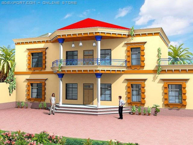 디테일한 세련된 3D 모델 .c4d .max .obj .3ds .fbx .stl .blend 