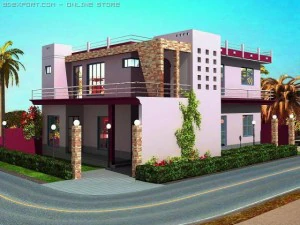 आवास योजना 3D मॉडल