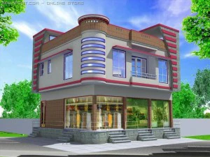 美丽的商业广告 3D 模型