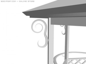 pavillon 3D 模型