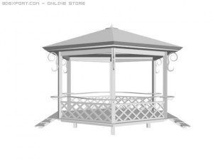 pavillon 3D 模型