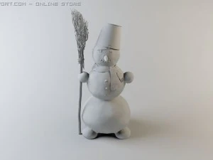 눈사람 3D 모델