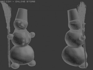 snowman 3D 모델