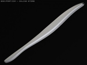 olympic torch 2010 3D Model