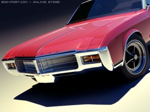1969 buick riviera gs 3D Model