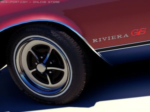 1969 buick riviera gs 3D Model