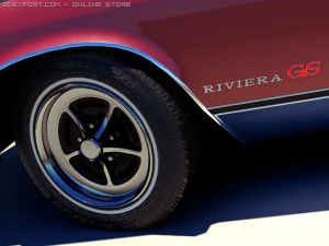 1969 buick riviera gs 3D Model