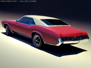 1969 buick riviera gs 3D Model