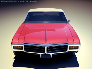 1969 buick riviera gs 3D Model