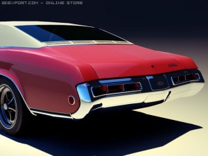 1969 buick riviera gs 3D Model