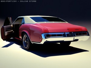 1969 buick riviera gs 3D Model