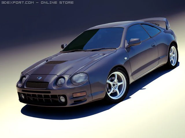 1994 toyota celica gt four 3D Model .c4d .max .obj .3ds .fbx .stl .blend