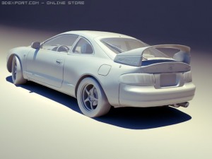 1994 toyota celica gt four 3D Model