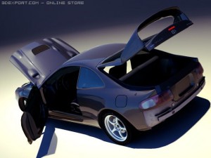 1994 toyota celica gt four 3D Model