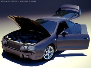 1994 toyota celica gt four 3D Model