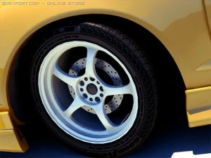 1994 toyota celica gt four veilside 3D Model