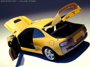 1994 toyota celica gt four veilside 3D Model