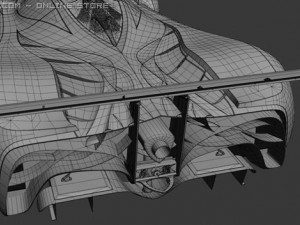 2008 mazda furai Modelo 3D