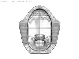 squat toilet kloset jongkok 3D Model