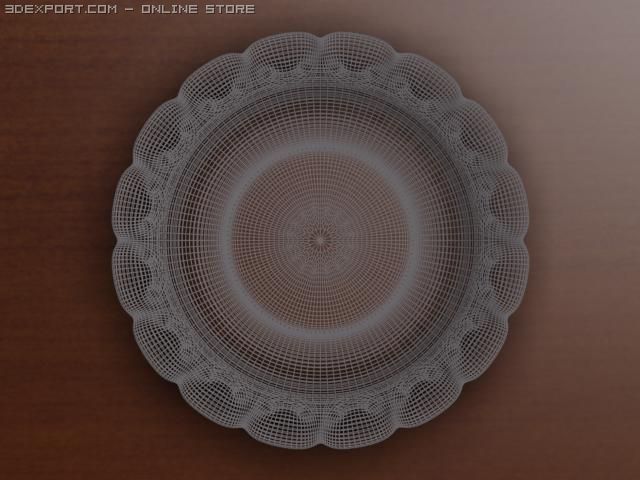 plate 3D Modell .c4d .max .obj .3ds .fbx .stl .blend