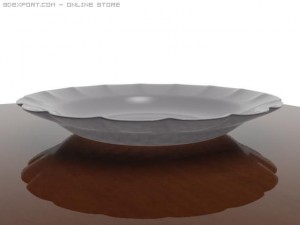 plate 3D Modell