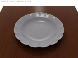 plate 3D Model