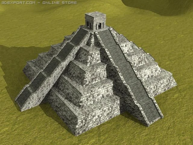 maya pyramid 3D Model .c4d .max .obj .3ds .fbx .stl .blend 