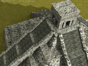 maya pyramid Modello 3D