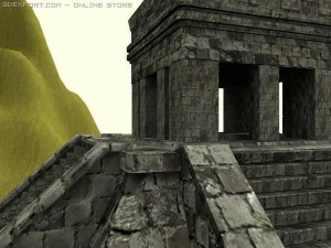 maya pyramid Modello 3D